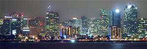 ������ ���-����� / San Diego at night